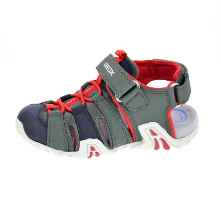 Sandalias Geox zapatos Niño modelo Kraze Verde 