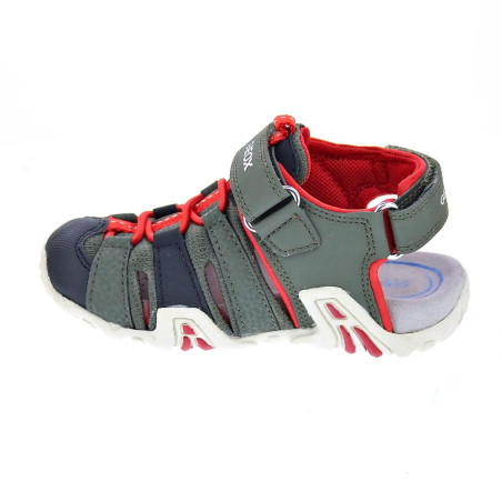 Sandalias Geox zapatos Niño modelo Kraze Verde 