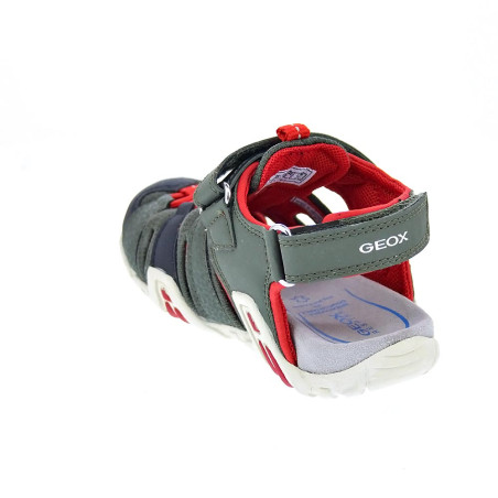 Sandalias Geox zapatos Niño modelo Kraze Verde 