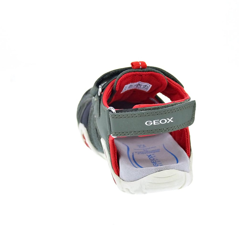 Sandalias Geox zapatos Niño modelo Kraze Verde 