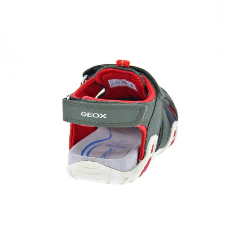 Sandalias Geox zapatos Niño modelo Kraze Verde 