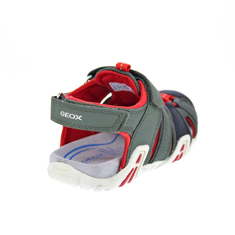 Sandalias Geox zapatos Niño modelo Kraze Verde 