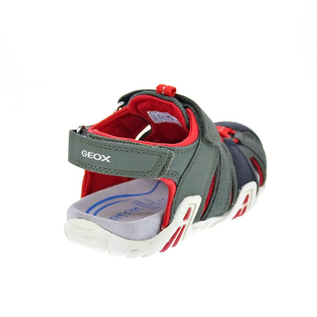 Sandalias Geox zapatos Niño modelo Kraze Verde 