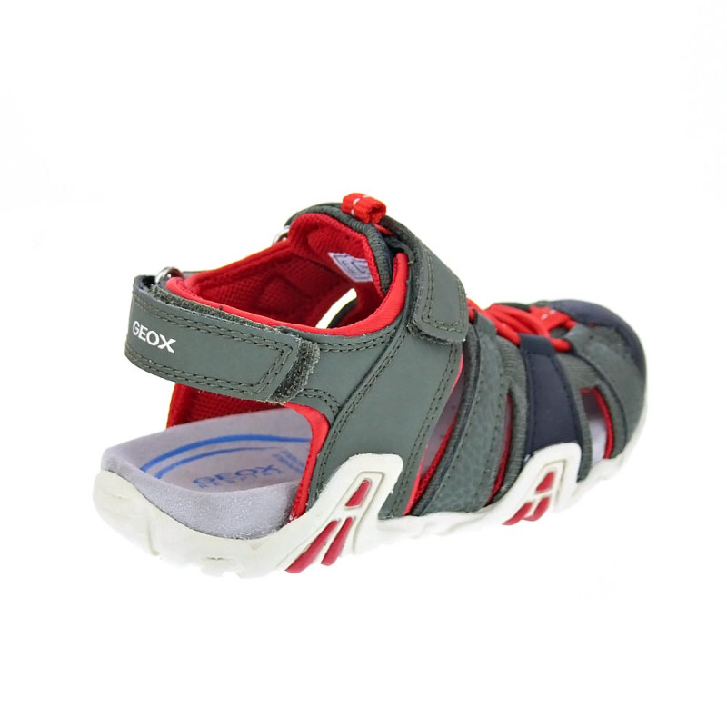 Sandalias Geox zapatos Niño modelo Kraze Verde 