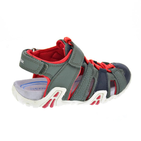 Sandalias Geox zapatos Niño modelo Kraze Verde 