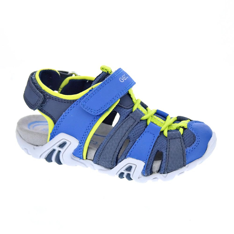 Sandalias Geox zapatos Niño modelo Kraze Azul 