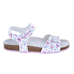 Sandalias Geox zapatos Niña modelo Adriel Plata 