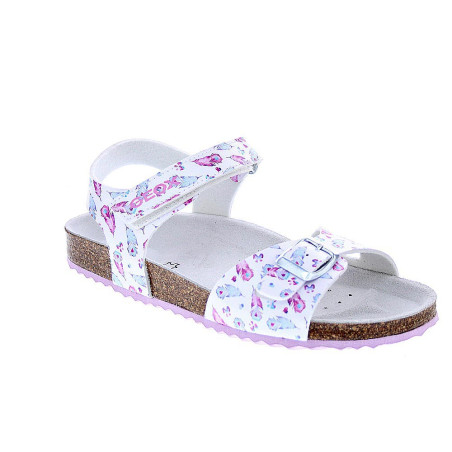 Sandalias Geox zapatos Niña modelo Adriel Plata 