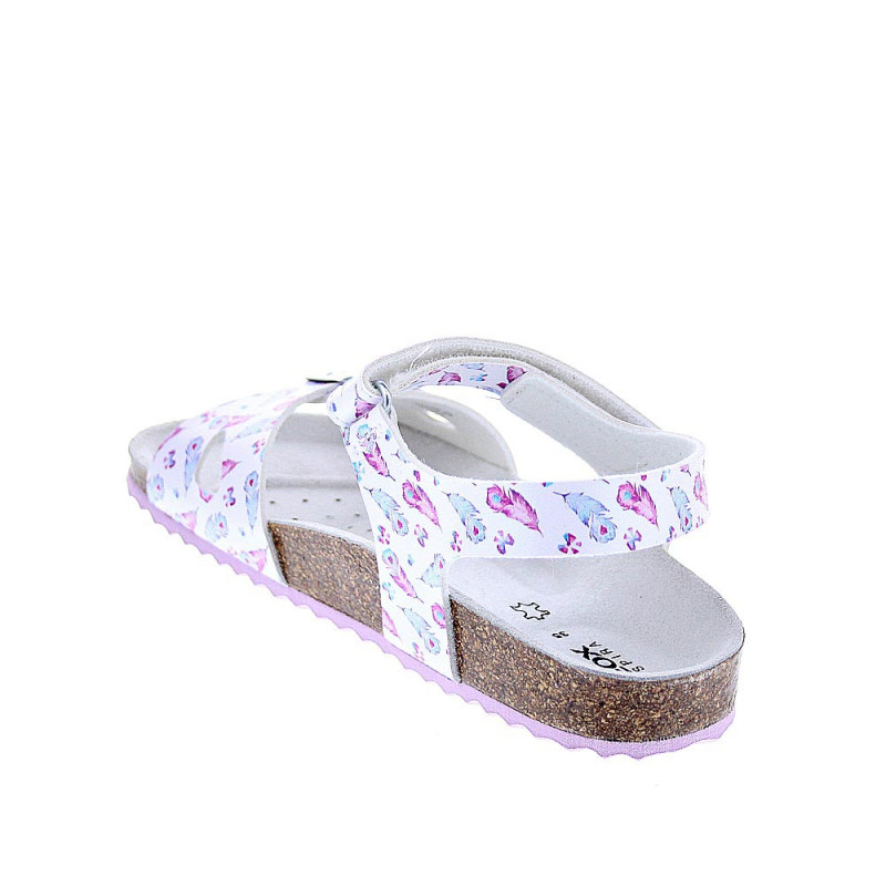 Sandalias Geox zapatos Niña modelo Adriel Plata 