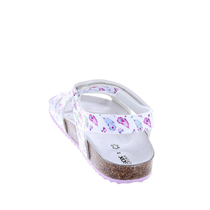 Sandalias Geox zapatos Niña modelo Adriel Plata 