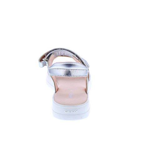 Sandalias Geox zapatos Niña modelo Coralie Plata 