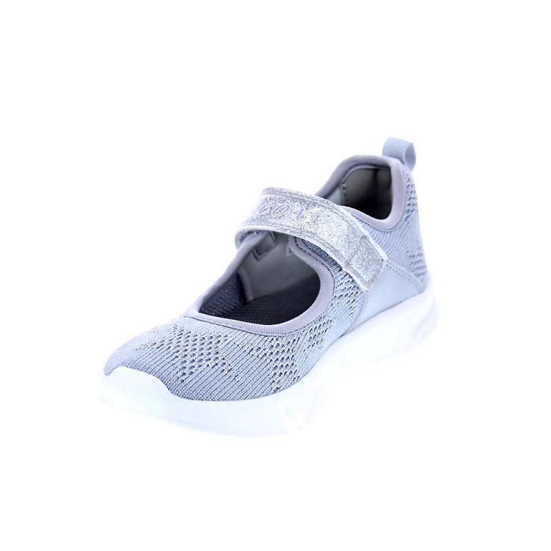 Bailarinas Geox zapatos Niña modelo Aril Plata 