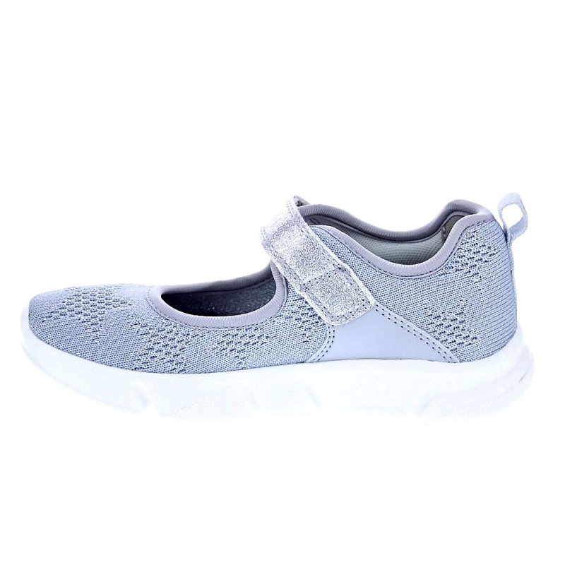 Bailarinas Geox zapatos Niña modelo Aril Plata 