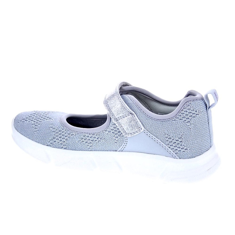 Bailarinas Geox zapatos Niña modelo Aril Plata 