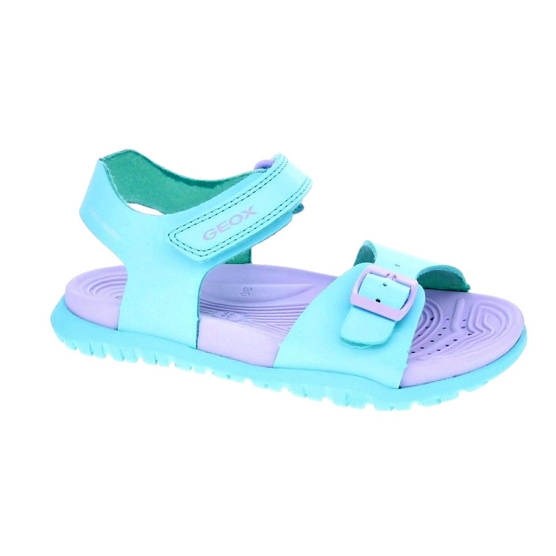 Sandalias Geox zapatos Niña modelo Fusbetto Azul 