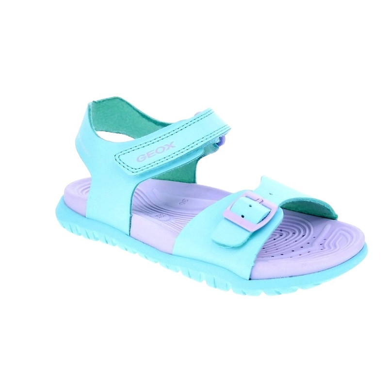 Sandalias Geox zapatos Niña modelo Fusbetto Azul 