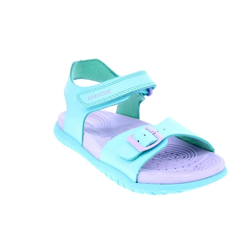 Sandalias Geox zapatos Niña modelo Fusbetto Azul 