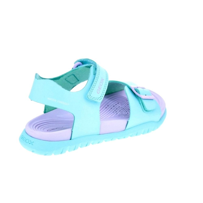 Sandalias Geox zapatos Niña modelo Fusbetto Azul 