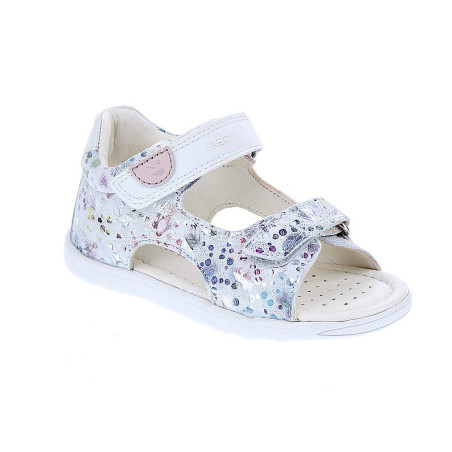 Sandalias Geox zapatos Niña modelo Macchia Blanco 