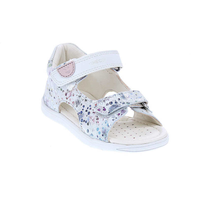 Sandalias Geox zapatos Niña modelo Macchia Blanco 