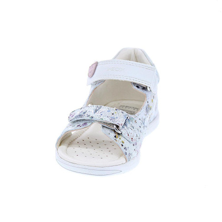 Sandalias Geox zapatos Niña modelo Macchia Blanco 