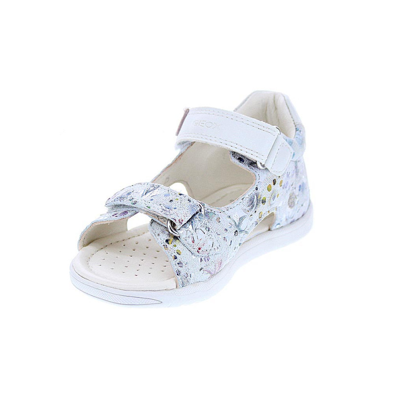 Sandalias Geox zapatos Niña modelo Macchia Blanco 