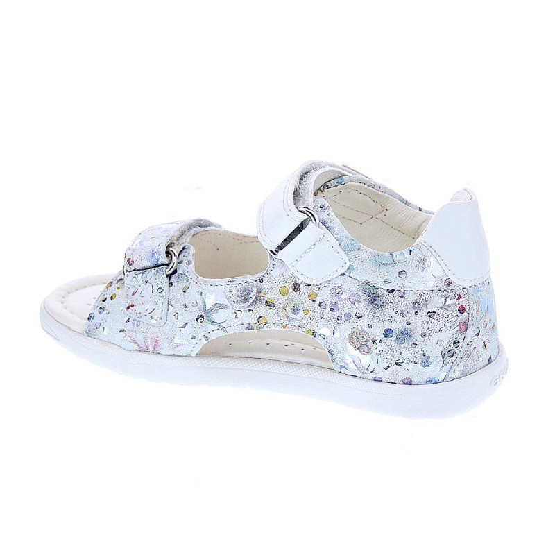 Sandalias Geox zapatos Niña modelo Macchia Blanco 