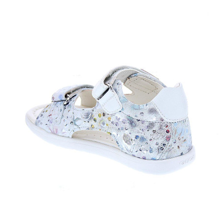 Sandalias Geox zapatos Niña modelo Macchia Blanco 