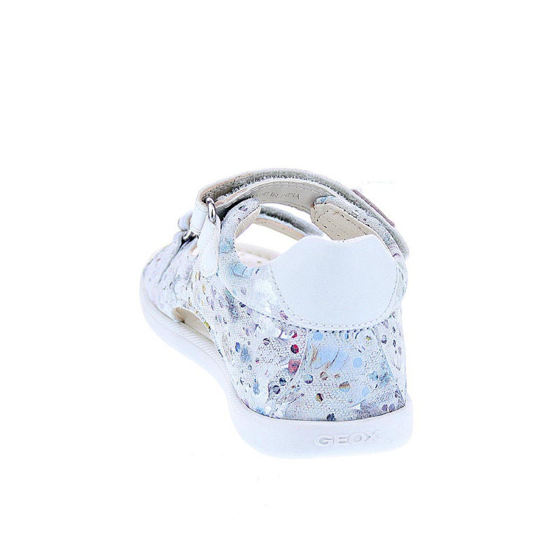 Sandalias Geox zapatos Niña modelo Macchia Blanco 