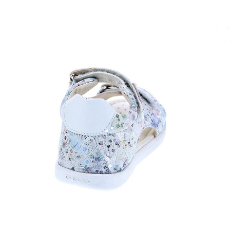 Sandalias Geox zapatos Niña modelo Macchia Blanco 