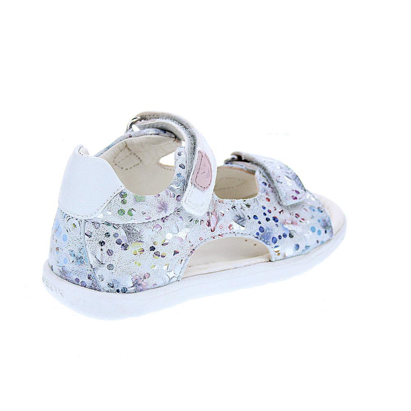 Sandalias Geox zapatos Niña modelo Macchia Blanco 