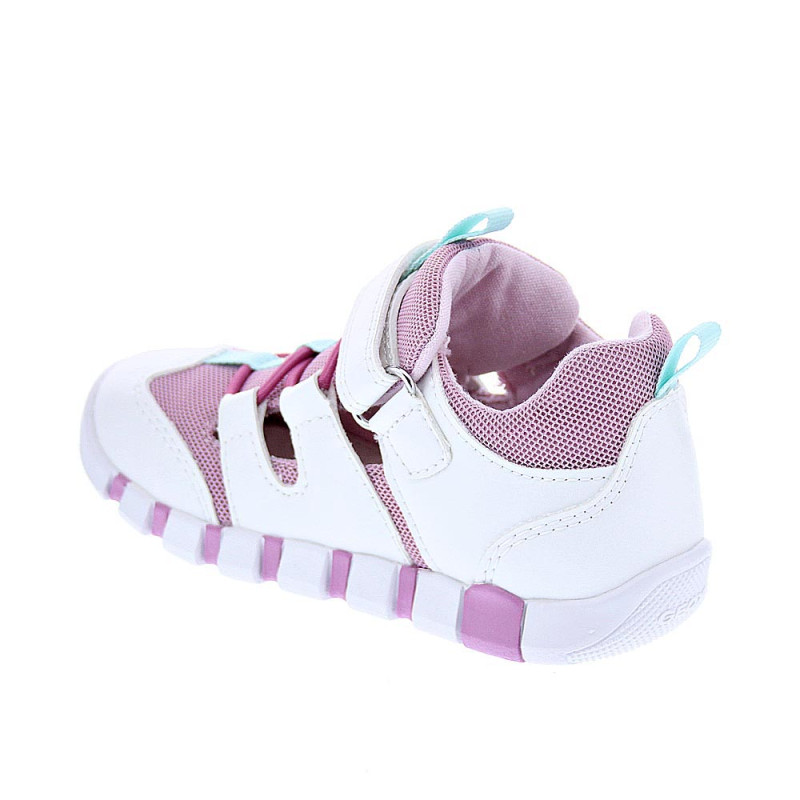 Sandalias Geox zapatos Niña modelo Iupidoo Blanco 