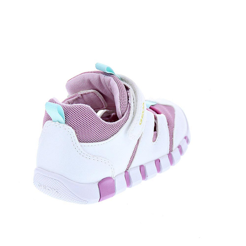 Sandalias Geox zapatos Niña modelo Iupidoo Blanco 