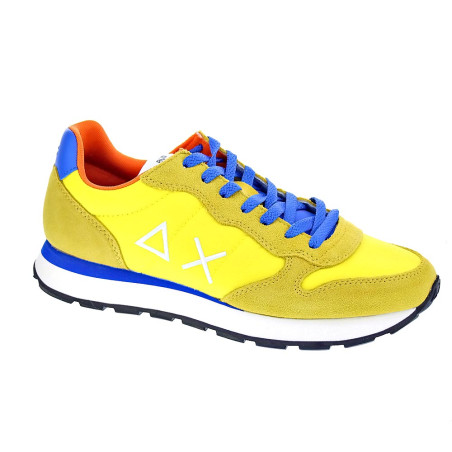 Zapatillas Sun68 AX zapatos Hombre modelo Tom Solid Azul 