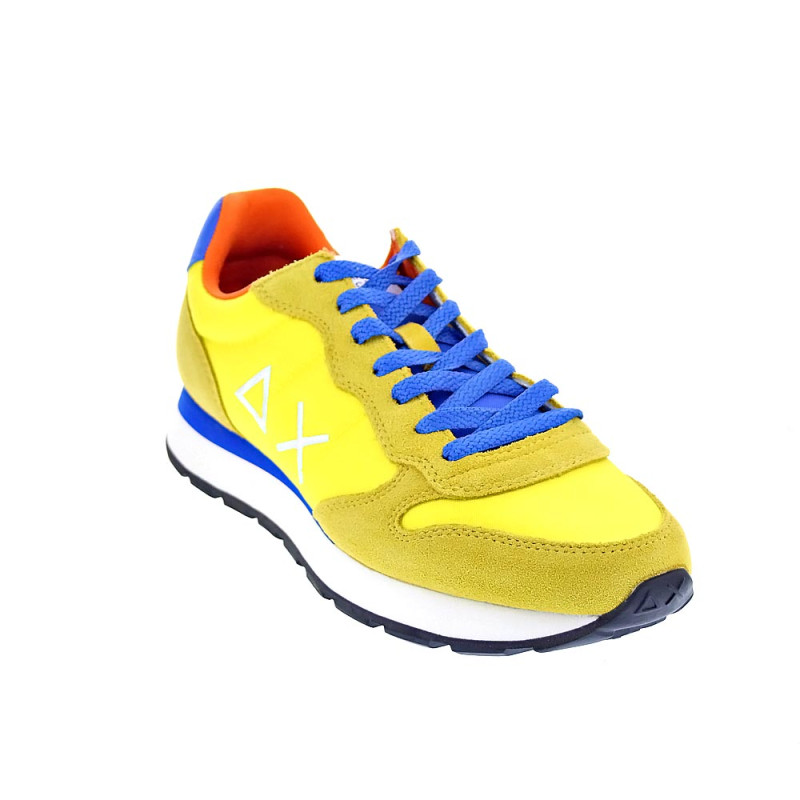 Zapatillas Sun68 AX zapatos Hombre modelo Tom Solid Azul 