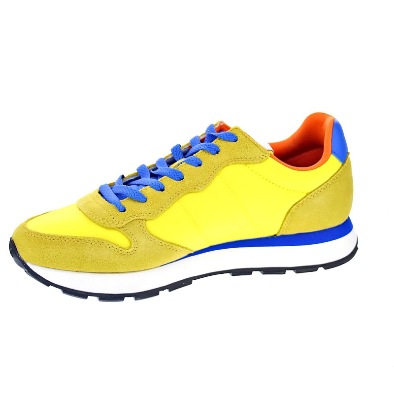 Zapatillas Sun68 AX zapatos Hombre modelo Tom Solid Azul 