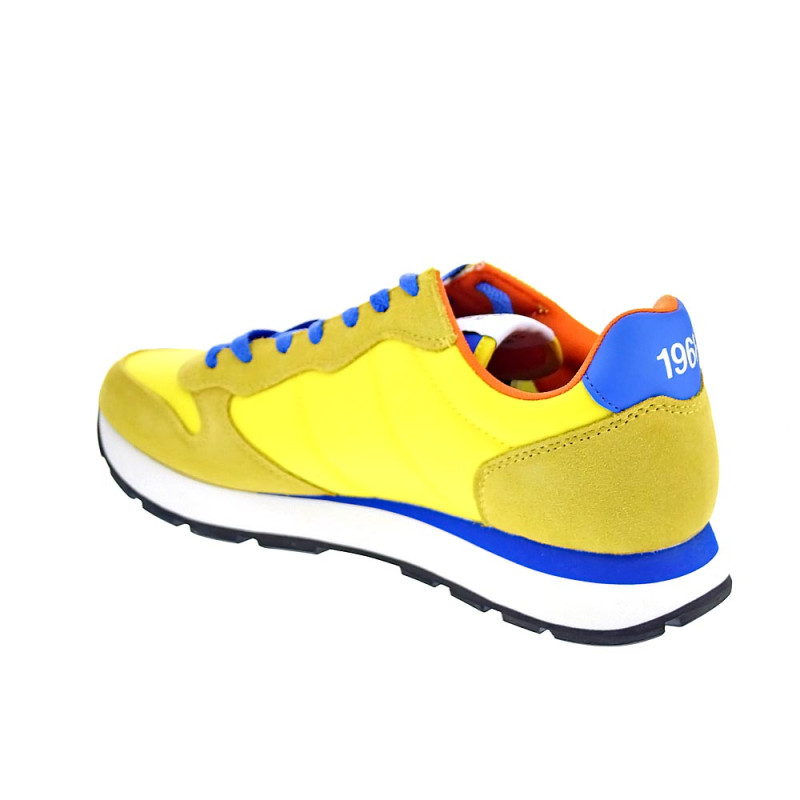 Zapatillas Sun68 AX zapatos Hombre modelo Tom Solid Azul 