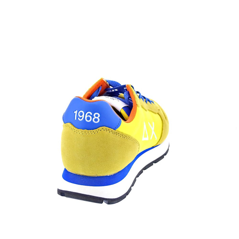 Zapatillas Sun68 AX zapatos Hombre modelo Tom Solid Azul 