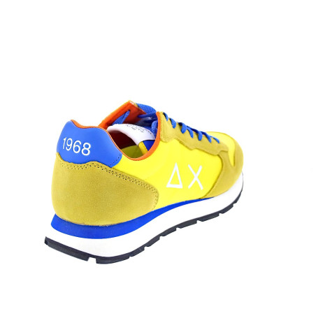 Zapatillas Sun68 AX zapatos Hombre modelo Tom Solid Azul 