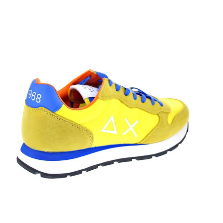 Zapatillas Sun68 AX zapatos Hombre modelo Tom Solid Azul 