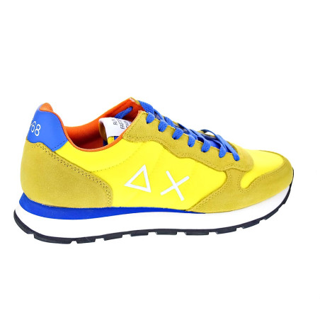 Zapatillas Sun68 AX zapatos Hombre modelo Tom Solid Azul 