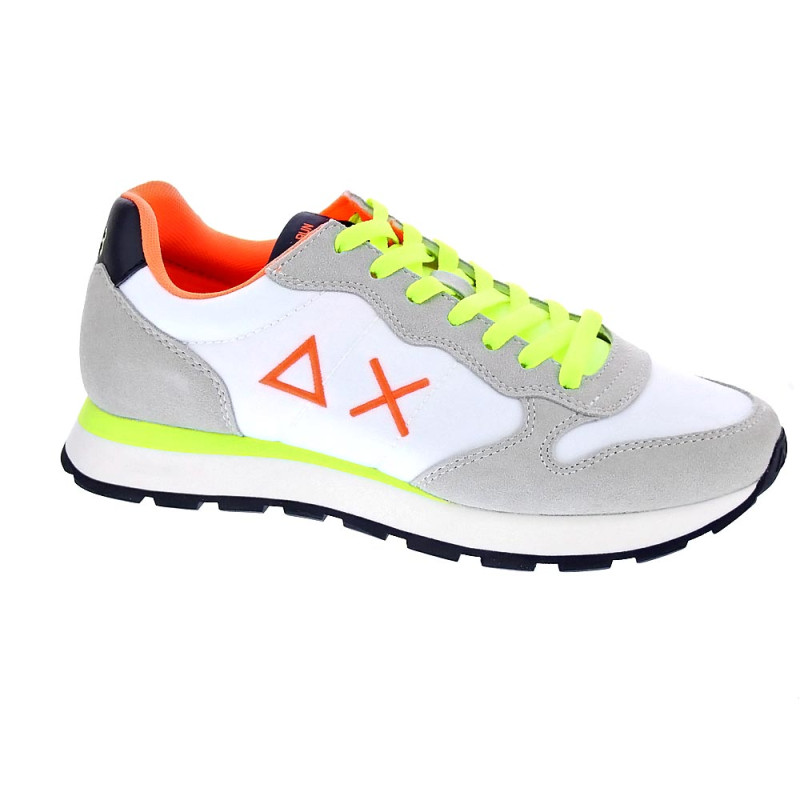 Zapatillas Sun68 AX zapatos Hombre modelo Tom Solid Blanco 