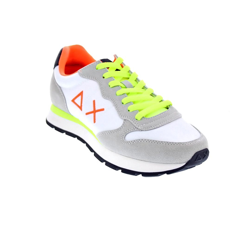 Zapatillas Sun68 AX zapatos Hombre modelo Tom Solid Blanco 