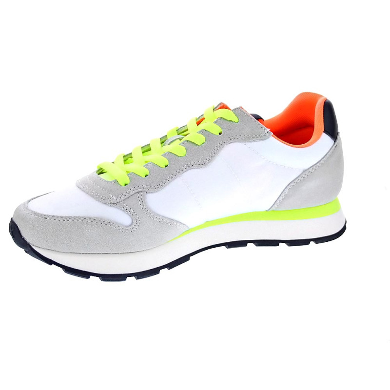 Zapatillas Sun68 AX zapatos Hombre modelo Tom Solid Blanco 