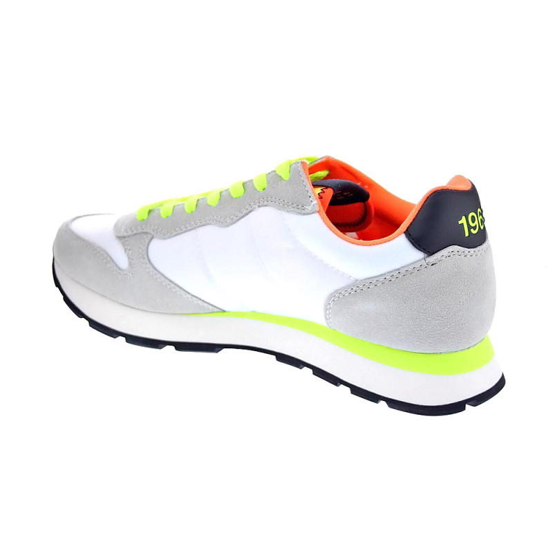 Zapatillas Sun68 AX zapatos Hombre modelo Tom Solid Blanco 