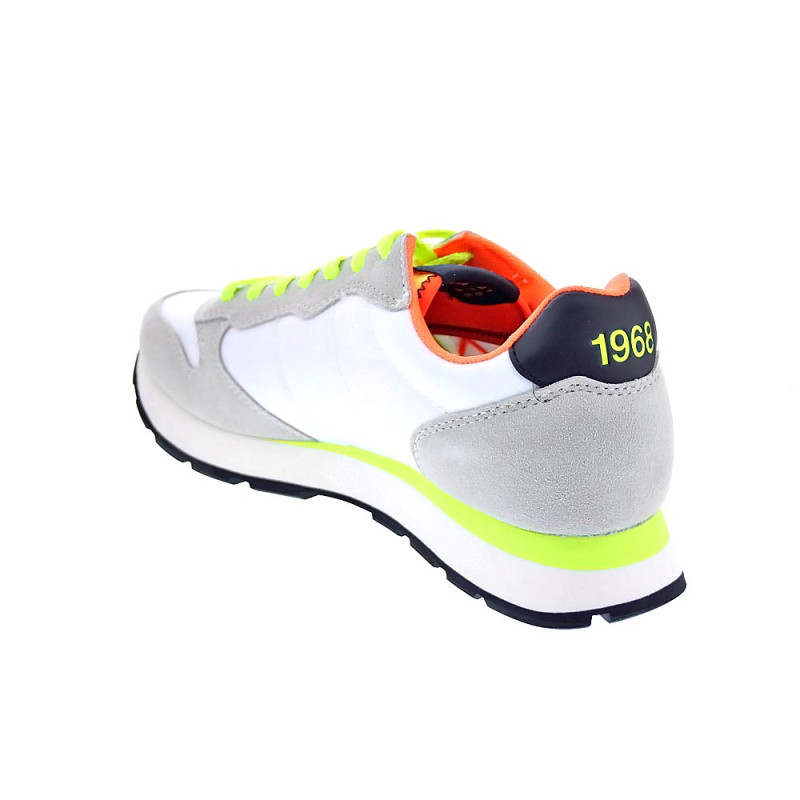Zapatillas Sun68 AX zapatos Hombre modelo Tom Solid Blanco 