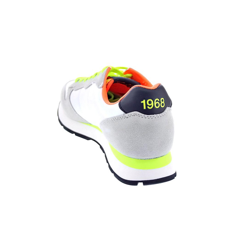 Zapatillas Sun68 AX zapatos Hombre modelo Tom Solid Blanco 