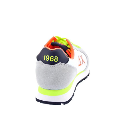Zapatillas Sun68 AX zapatos Hombre modelo Tom Solid Blanco 