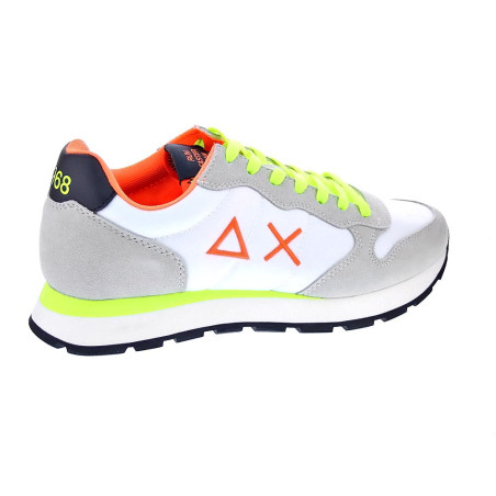 Zapatillas Sun68 AX zapatos Hombre modelo Tom Solid Blanco 