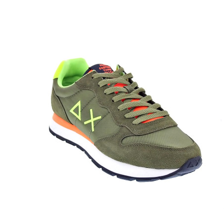 Zapatillas Sun68 AX zapatos Hombre modelo Tom Solid Verde 